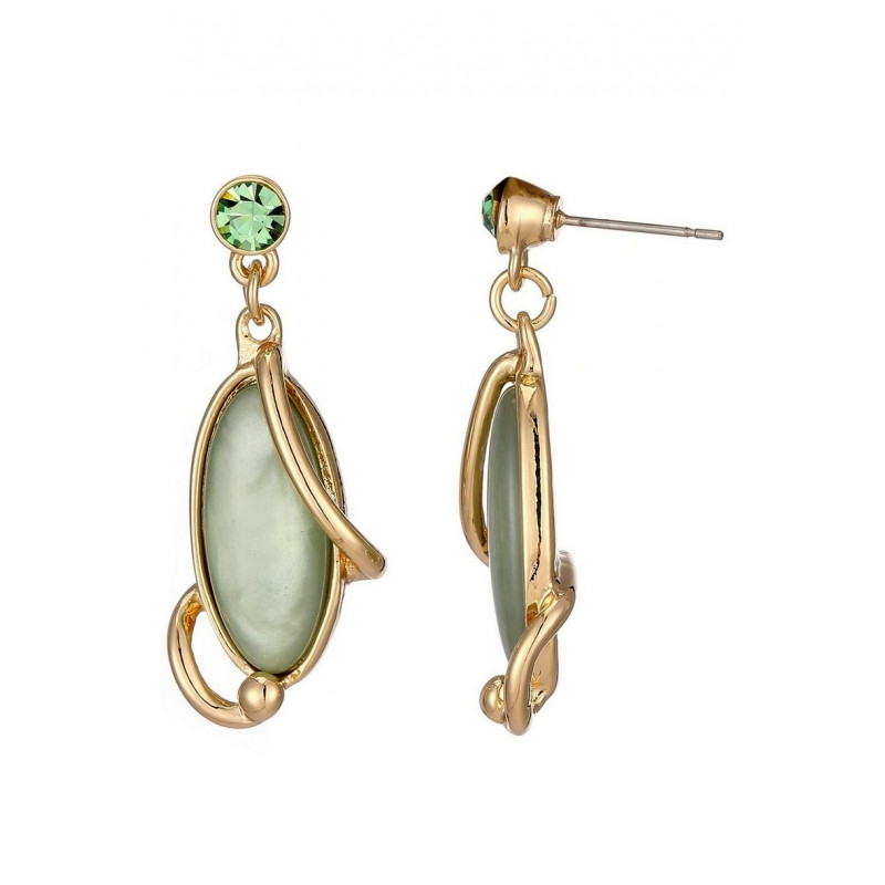 Betoul - Boucle d'oreille tige Verte