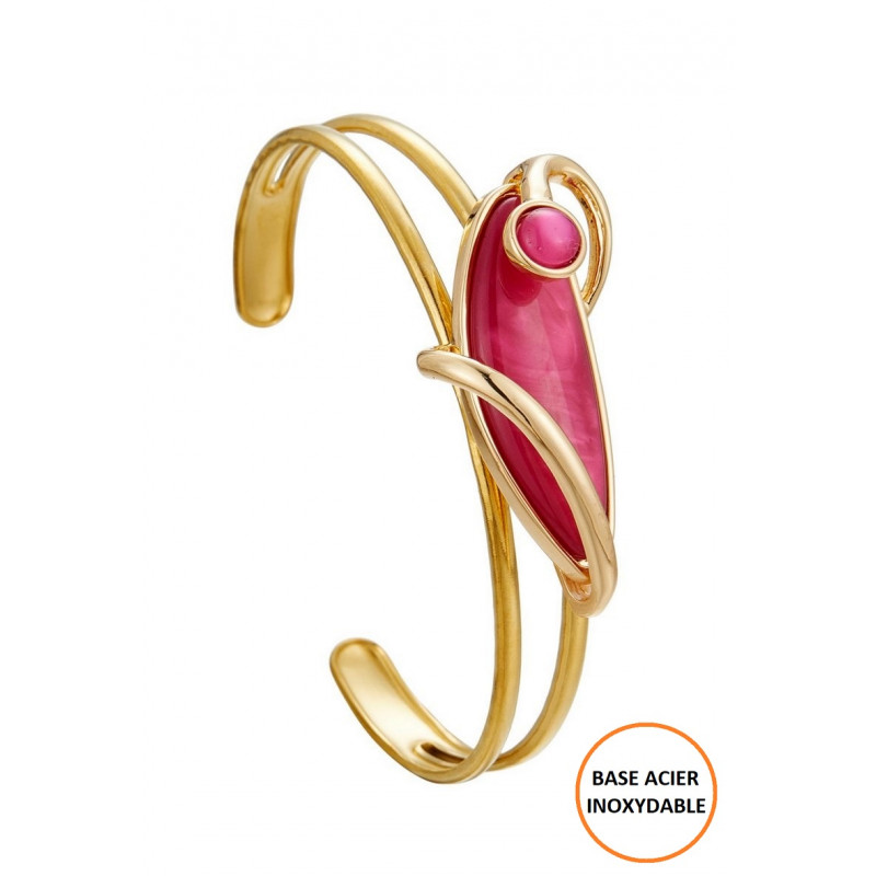 Betoul - Bracelet réglable Fuchsia