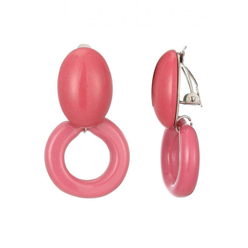 Nima - Boucle d'oreille clip Rose