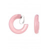 Ninon - Boucle d'oreille clip Rose