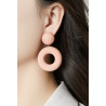 Nurit - Boucle d'oreille clip Grise