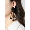 Norene - Boucle d'oreille clip Bleue