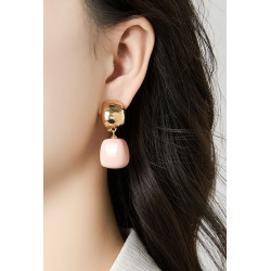 Nur - Boucle d'oreille clip Bleue