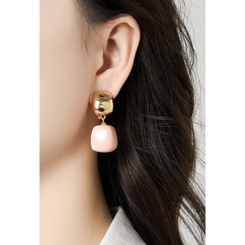 Nur - Boucle d'oreille clip Rose