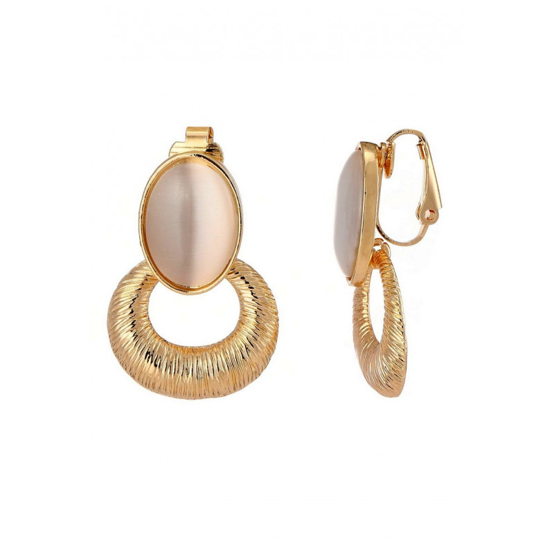 Fionola - Boucle d'oreille clip Dorée