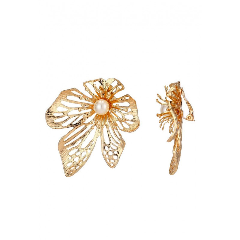 Haizea - Boucle d'oreille clip Dorée