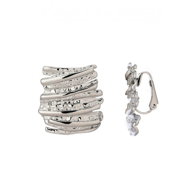 Hedvig - Boucle d'oreille clip Argentée