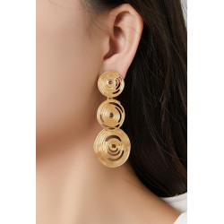 Naema - Boucle d'oreille clip Dorée