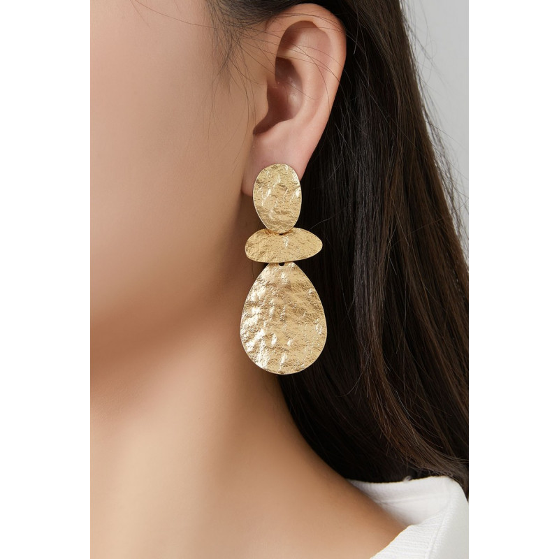 Nassabe - Boucle d'oreille clip Dorée