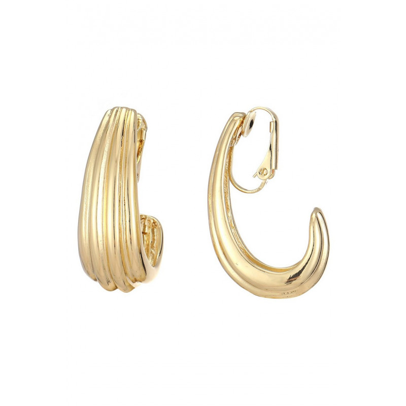 Nisrina - Boucle d'oreille clip Dorée