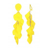 Finella - Boucle d'oreille clip Acier Jaune