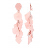 Finella - Boucle d'oreille clip Acier Rose