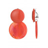 Nuala - Boucle d'oreille clip Orange