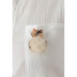 Kaylyn - Broche épingle Léopard