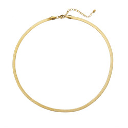 Undine - Lot de 6 colliers acier dorés