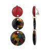 Nyx - Boucle d'oreille clip Acier Multicolore