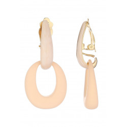 Nuray - Boucle d'oreille clip Beige