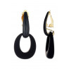 Nuray - Boucle d'oreille clip Noire