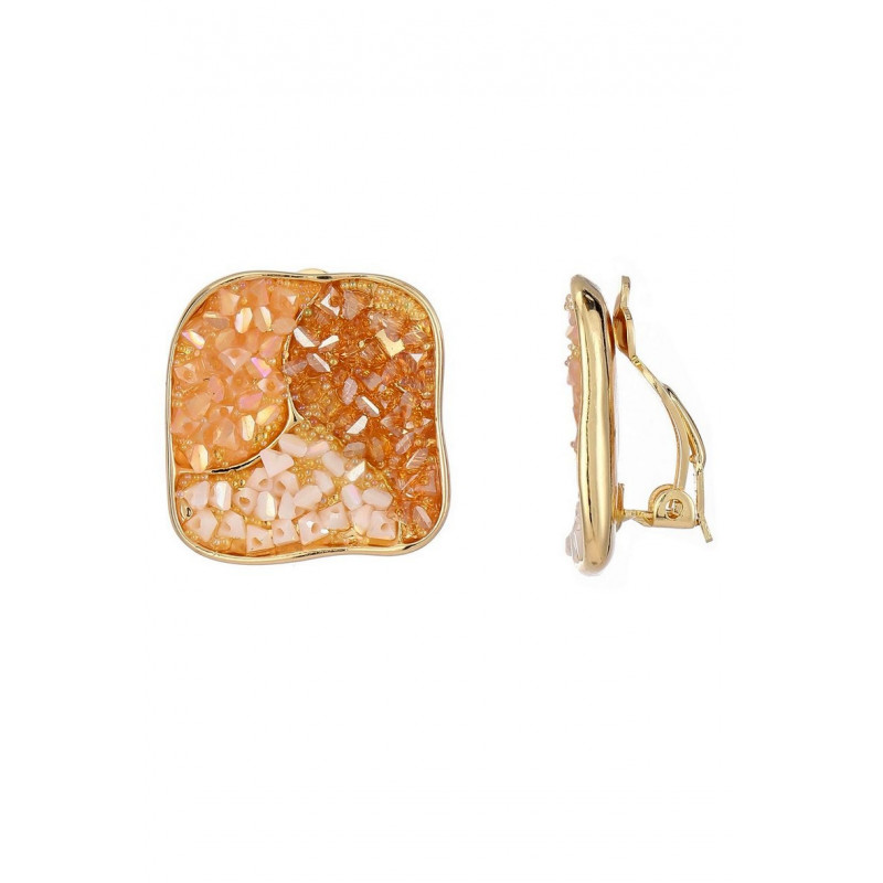 Niusha - Boucle d'oreille clip Beige