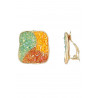 Niusha - Boucle d'oreille clip Multicolore