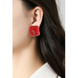 Niusha - Boucle d'oreille clip Noire