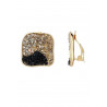 Niusha - Boucle d'oreille clip Noire