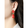 Nova - Boucle d'oreille clip Orange