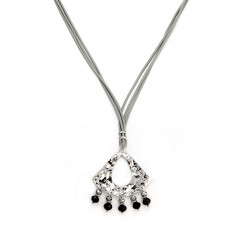 Zabarjad - Sautoir Argenté