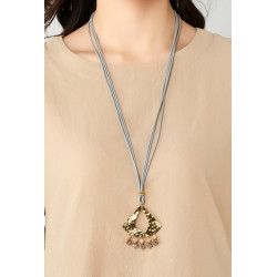 Zabarjad - Sautoir Argenté