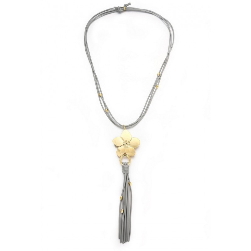 Zourria - Sautoir Gris