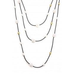 Zineb - Sautoir Blanc