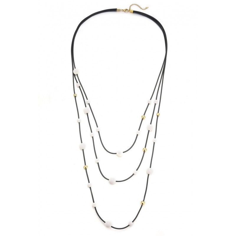 Zineb - Sautoir Blanc