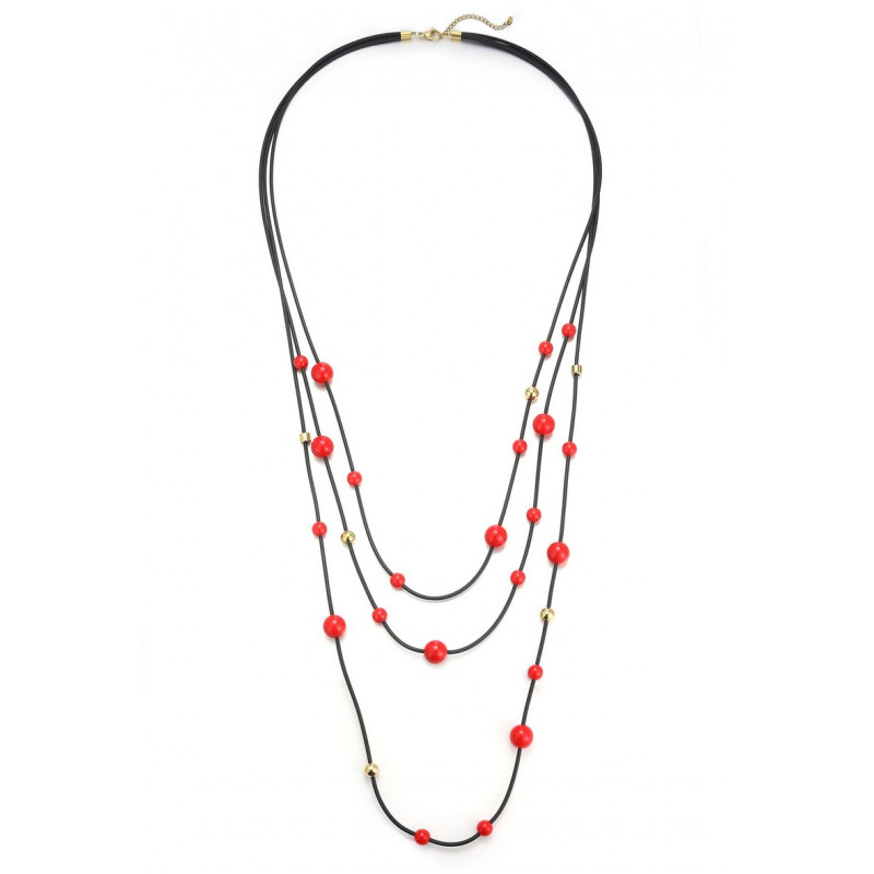 Zineb - Sautoir Rouge