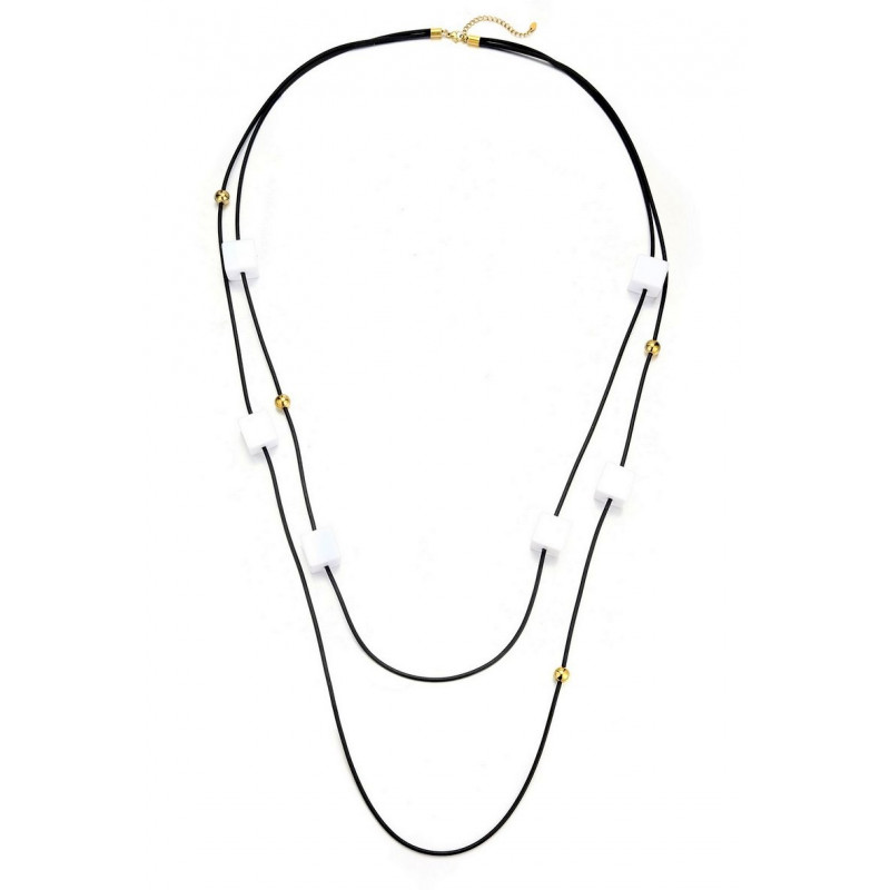 Zanoubia - Sautoir Blanc