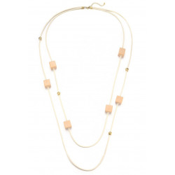 Zanoubia - Sautoir Beige