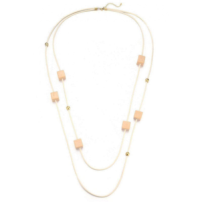 Zanoubia - Sautoir Beige