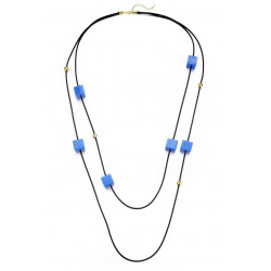 Zanoubia - Sautoir Bleu