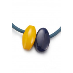 Sariha - Collier Jaune Bleu