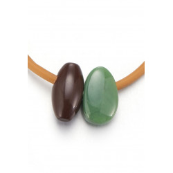 Sariha - Collier Marron Vert