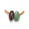 Sariha - Collier Marron Vert