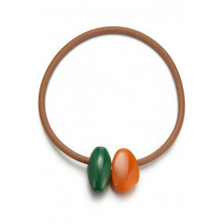 Sariha - Collier Orange Vert