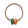 Sariha - Collier Orange Vert