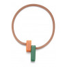 Stephanie - Collier Orange Vert