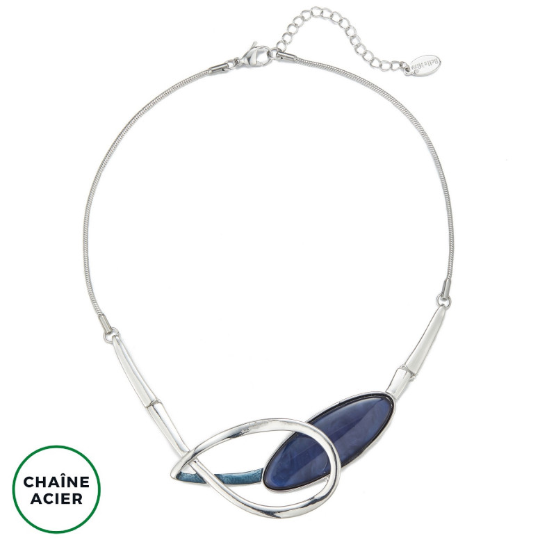 Bibiane - Collier bleu