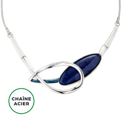 Bibiane - Collier bleu