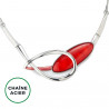 Bibiane - Collier rouge