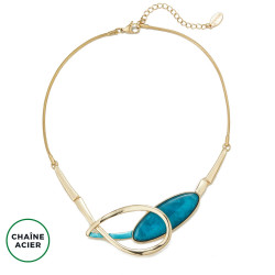Bibiane - Collier turquoise