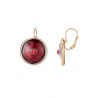 Alita - Boucle d'oreille dormeuse Rouge
