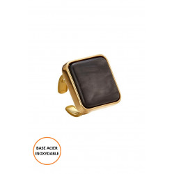 Batoul - Bague réglable Grise