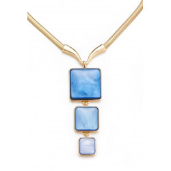 Batoul - Collier Bleu